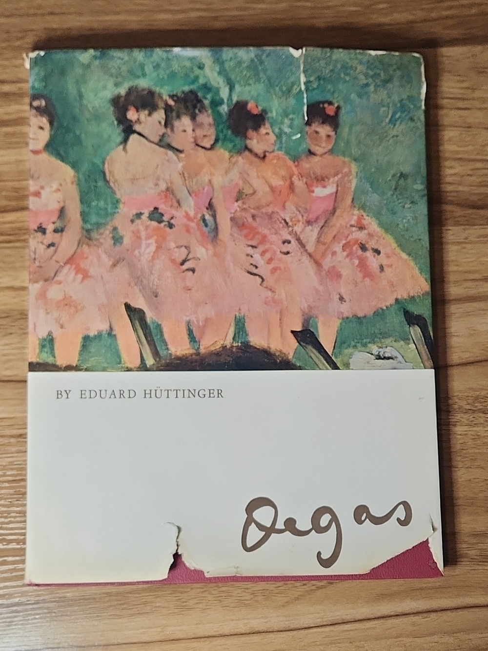 Degas by Eduard Hüttinger Q.L.P. Art Series (Crown, NY) Hardcover Illus DJ